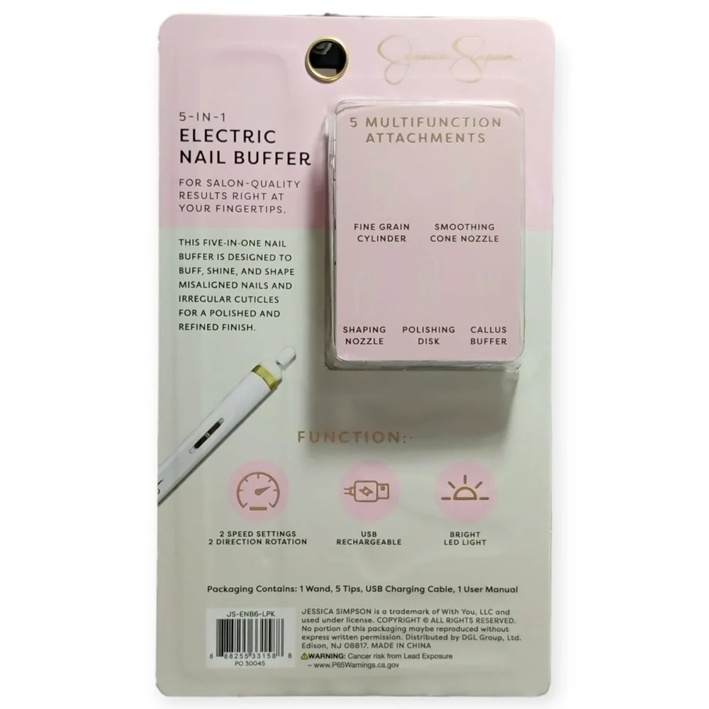 Jessica Simpson Electric Nail Buffer Kit 5-in-1